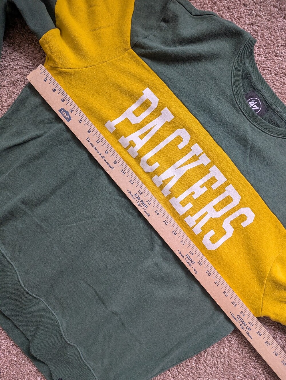 '47 Brand Green Bay Packers Crewneck Women's XXL - Picture 10 of 11